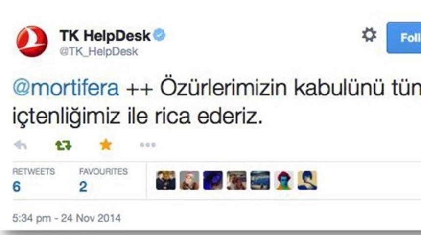 Bir THY Dilekçesi ve Yavş.k Vakası