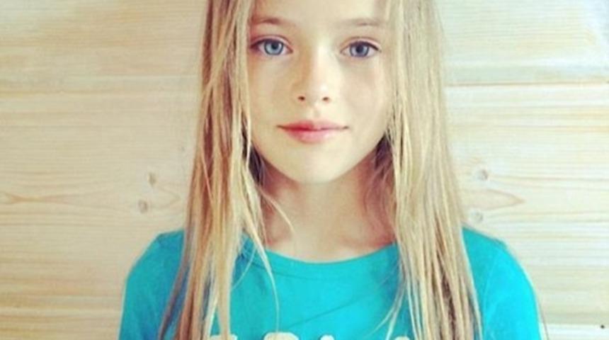 Kristina Pimenova dünyanın en güzel kızı ve en genç süper modeli