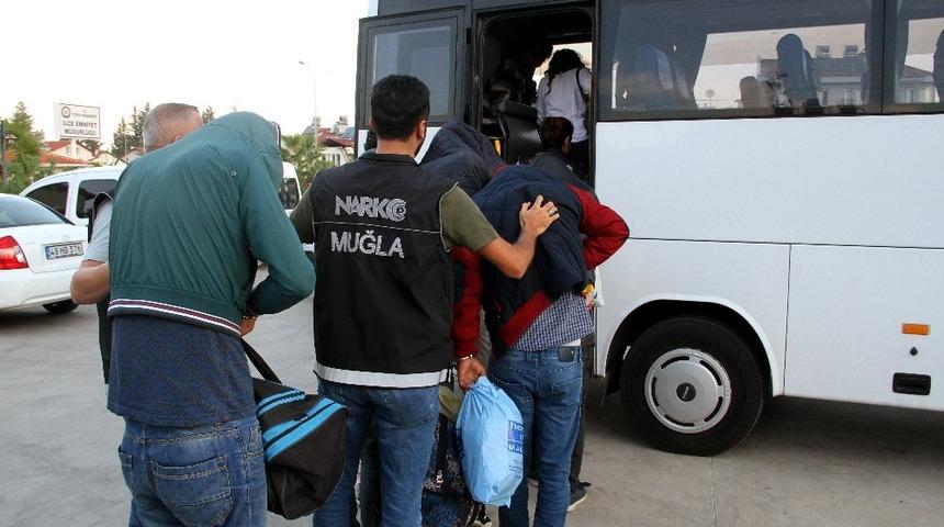Fethiye&rsquo;de B&uuml;y&uuml;k Uyuşturucu Operasyonu: 11 tutuklama