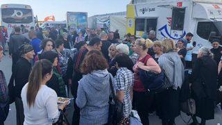 Binlerce kişi Artvin'deki Sarp Sınır Kapısı'na akın etti!