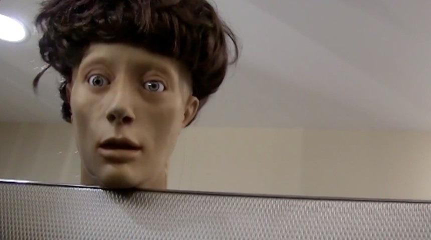 Kadınlar Tuvaletini Vitrin Mankenine Dikizlettiler!