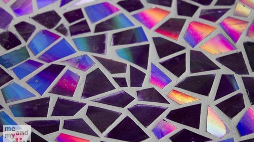 Eski CD'lerden Mozaik &Ccedil;ini Tabak Yapın
