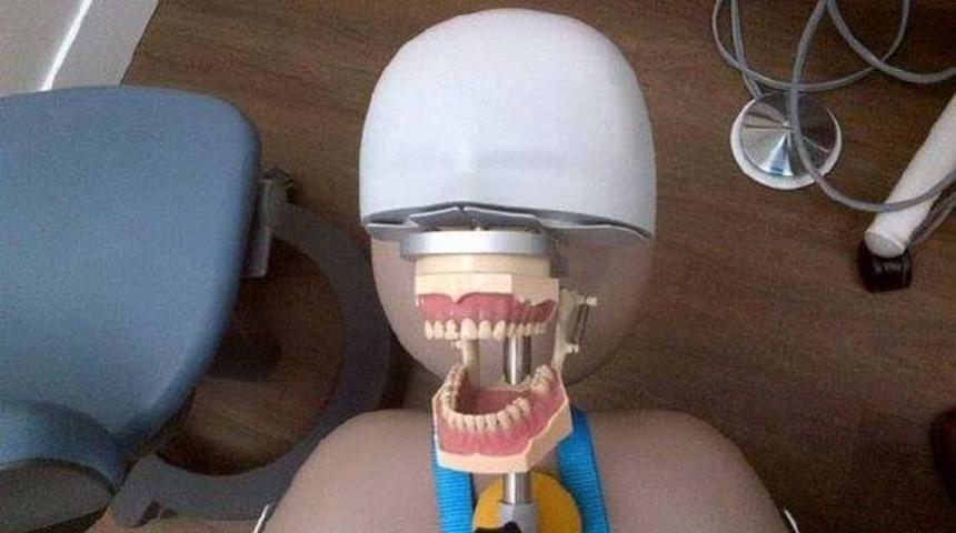 Korku Filmi Maketi Değil, Diş&ccedil;i &Ccedil;ırağı!