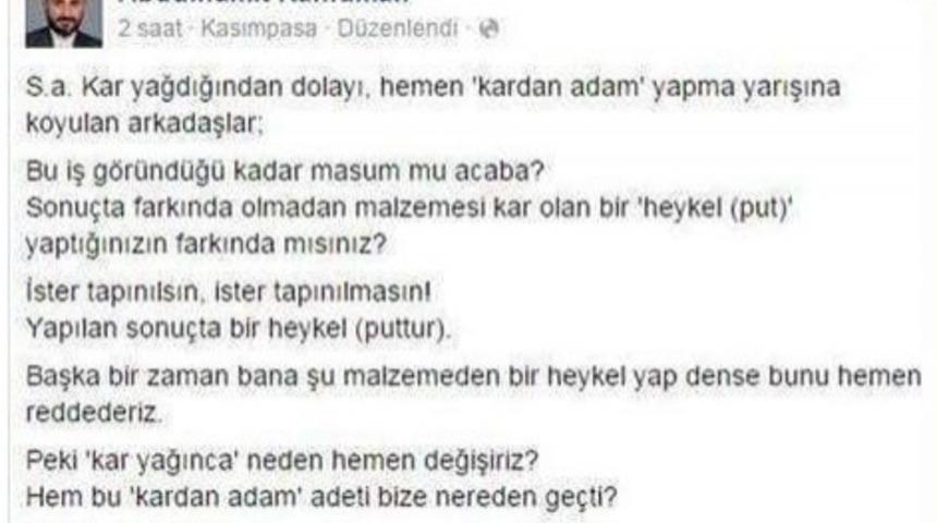 Kardan Bile Adam Olur Ama Sizden Olmaz! 