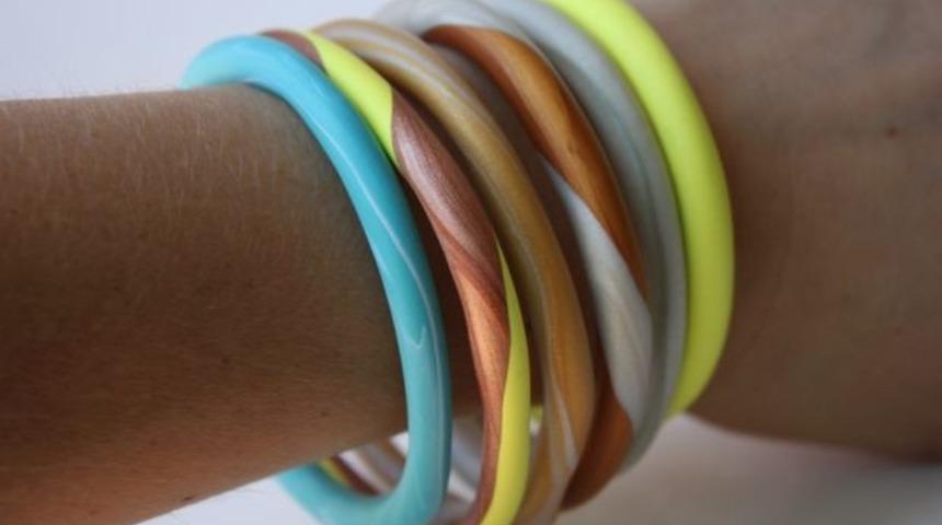 Kil Hamurundan Kolayca Renk Renk Bilezikler Yapın