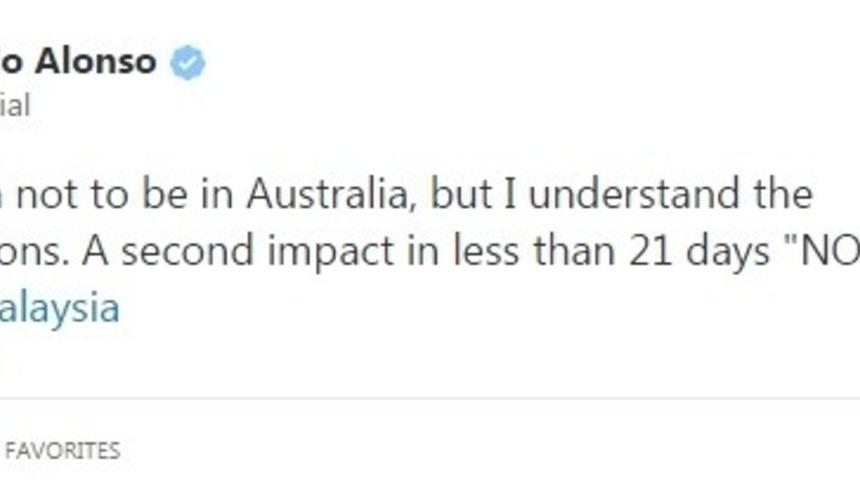 Fernando Alonso'nun Durumu Ciddiyetini Koruyor