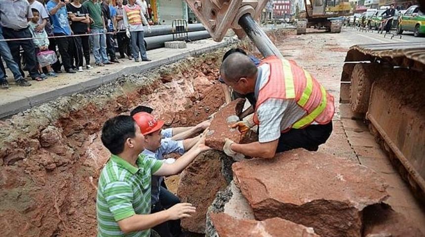 İnşaatçılar Çin'de Dinozor Yumurtaları Buldu!