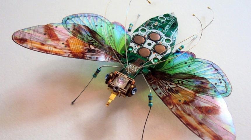 Eski Bilgisayar Parçalarından Kanatlı Böcekler Yapmak...