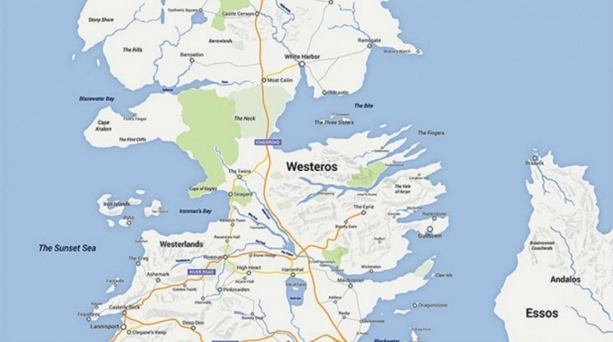 Game of Thrones Google Maps'te Olsaydı Ne Olurdu?