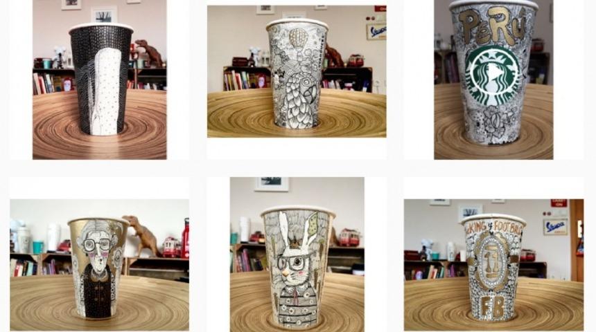 Kahve Bardaklarıyla Sanata Kungfu Yapan Adamın 9 Seçmece İşi