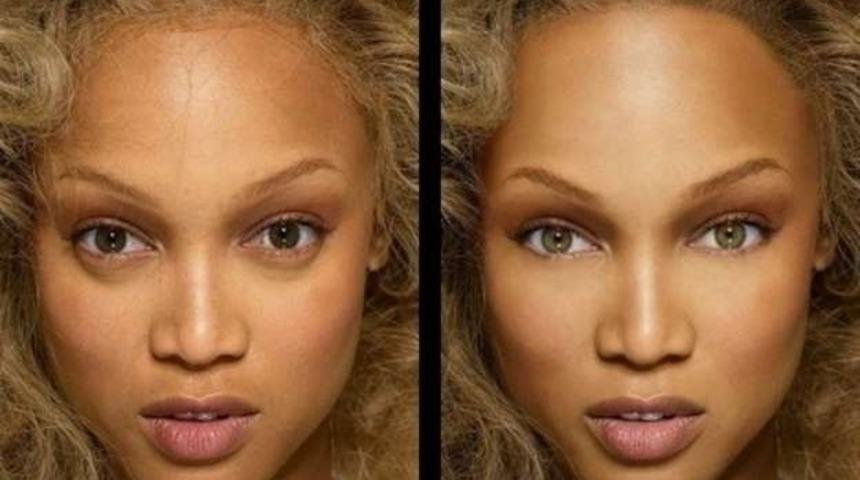  Photoshop &Ouml;ncesi ve Sonrası Fotoğraflarıyla 10 &Uuml;nl&uuml;