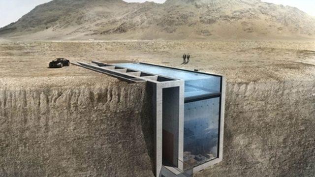   Bir Uçurum Kenarında Gizlenmiş Bu Ev Harika Deniz Manzarasına Sahip