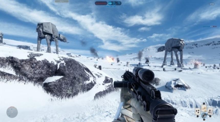 Star Wars Battlefront'un 7 Hoth G&ouml;r&uuml;nt&uuml;s&uuml; Dudak U&ccedil;uklattı, Ağız Sulandırdı, Can Yaktı!