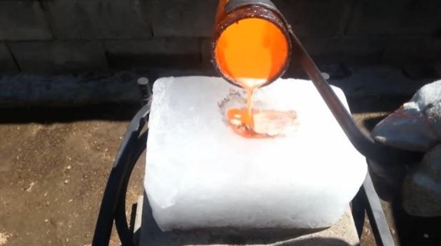 Buzun &Uuml;zerine Eritilmiş Bakır D&ouml;k&uuml;l&uuml;rse Ne Olur? 