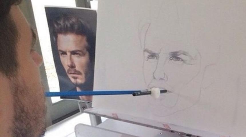 Fel&ccedil;li Kaldıktan Sonra Tutkusuna Yoğunlaşan Yetenekli Sanat&ccedil;ı