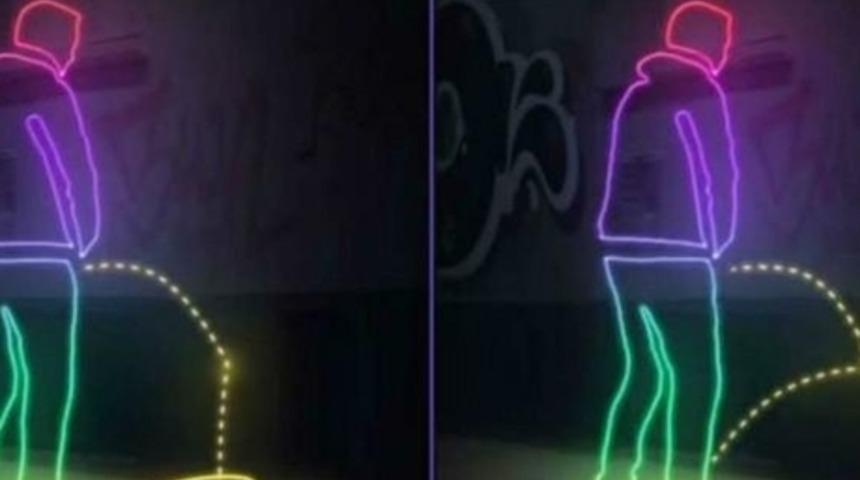 San Francisco'da Duvarlara İdrarı Geri P&uuml;sk&uuml;rten Boya