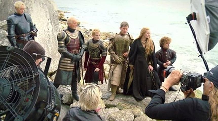 Game Of Thrones'ın Kamera Arkası &Ccedil;ekimlerinden &Ccedil;ok Şaşıracağınız 12 Fotoğraf! 