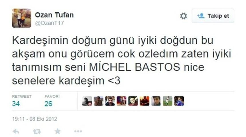 F.bah&ccedil;e'nin Yeni Yıldızı Ozan Tufan Ve Birbirinden İlgin&ccedil; Tweetleri
