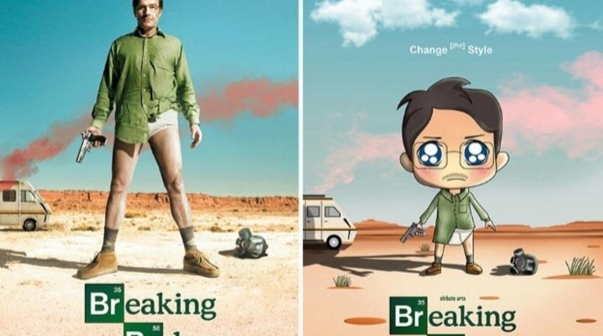 Ciddiyetten Ölse De Hiçbir Şeyin CHIBI Tasarımla "Agucuk Bugucuk" Muamelesinden Kurtulamayacağını Kanıtlayan 9 Alternatif Dizi Afişi!