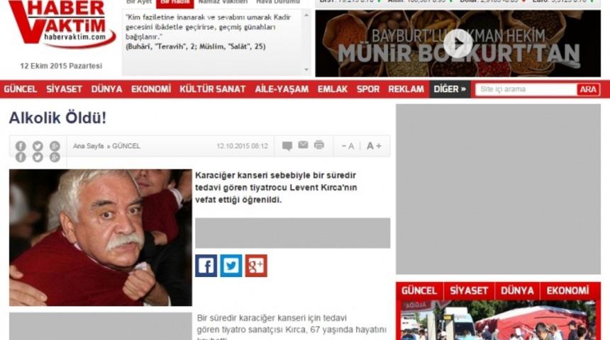 Levent Kırca'nın &Ouml;l&uuml;m&uuml;ne Gelen Bazı Tepkiler İnsanlık Adına Utan&ccedil; Verici!