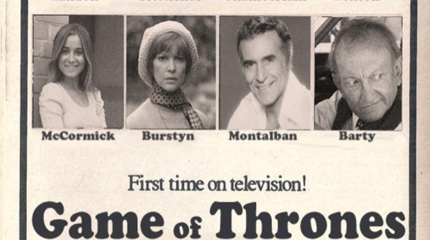 Şok Şok Şok! Flash Flash Flash! Game Of Thrones 70'lerde Mi Yayınlandı? 