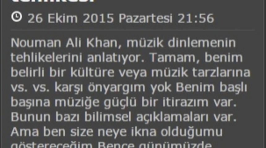 Hey Dostum O Kuran'ın Sesini Kapa!