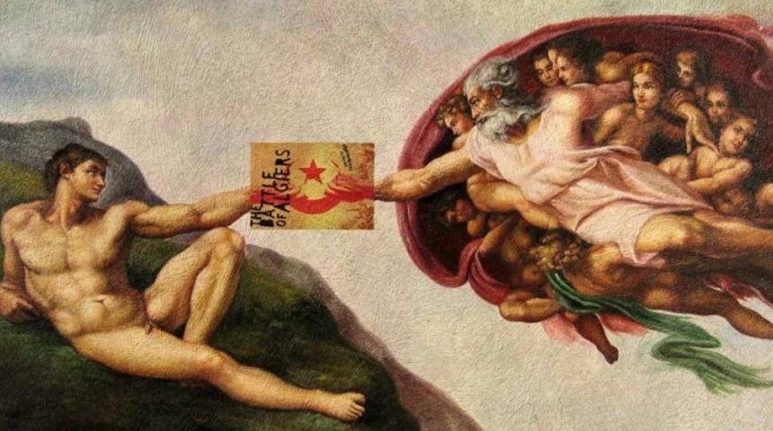 Her Yer Sanat Tarihi, &Uuml;nl&uuml; Tablolar &Uuml;zerine Yerleştirilen Film Afişleri de Kanıtı