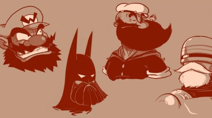 &Ccedil;ok Yakından Tanıdığınız &Uuml;nl&uuml; &Ccedil;izgi Karakterlerin Sakalları Olsaydı Nasıl G&ouml;r&uuml;n&uuml;rlerdi?