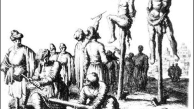 Osmanlı'da Bir İdam Yönteminin Ürkütücü Tasviri:  Kazığa Oturtma (+18)