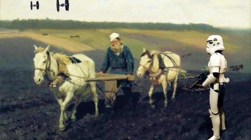 Efsaneleşmiş Ünlü Tablolarda Star Wars Teması 