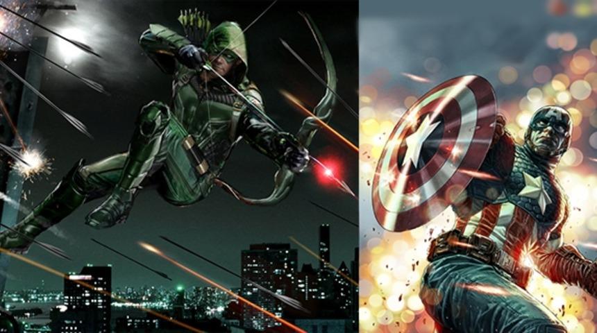 Marvel - DC Kapışmasında 1. Round: Green Arrow vs Captain America