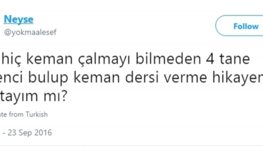 Hiç Keman Çalmayı Bilmeden 4 Öğrenciye Ders Veren Gencin Sizi Kahkahalara Boğacak Hikayesi!