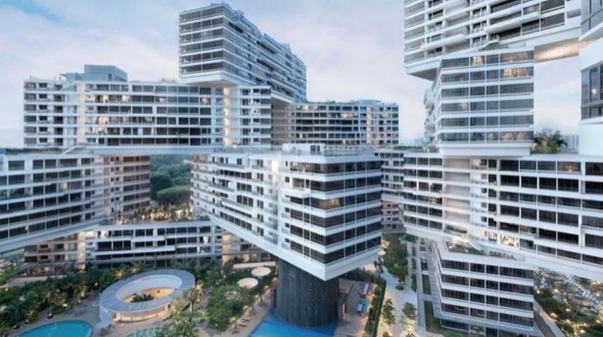 Singapur'da bulunan 'Interlace' adlı yapının inanılmaz mimarisi
