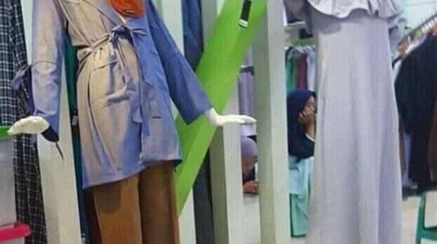 Vitrin değil olay &ouml;rg&uuml;s&uuml;! İnsanı dumura uğratan vitrin tasarımları