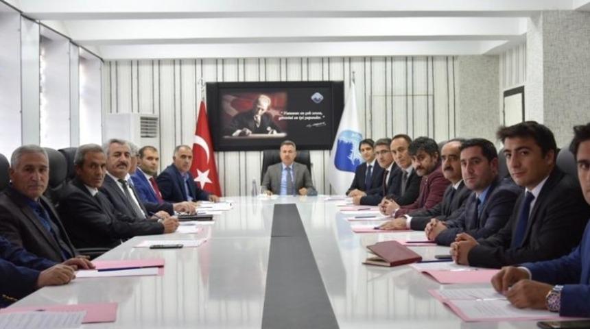 Ağrı&rsquo;da ekim ayı g&uuml;ndem toplantısı yapıldı