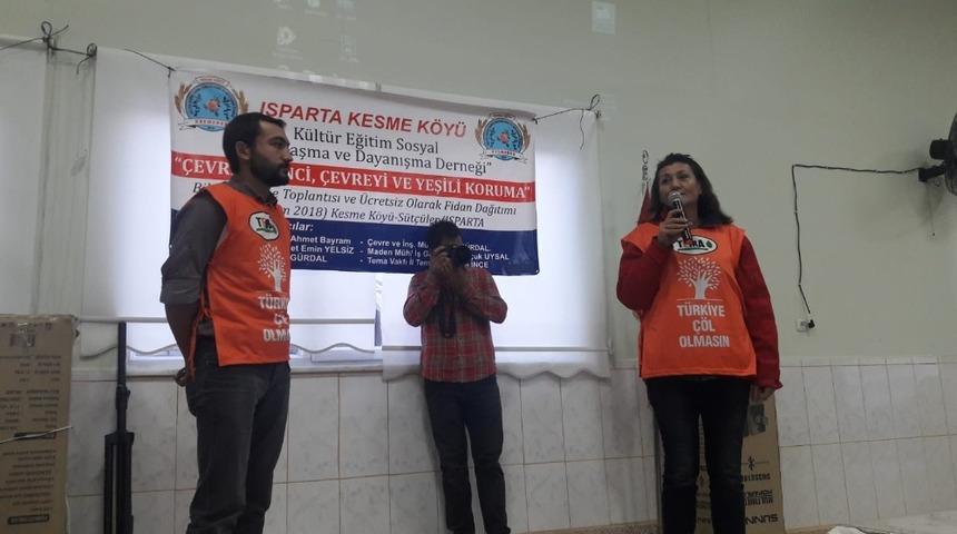 Doğayı korumak i&ccedil;in 500 fidan