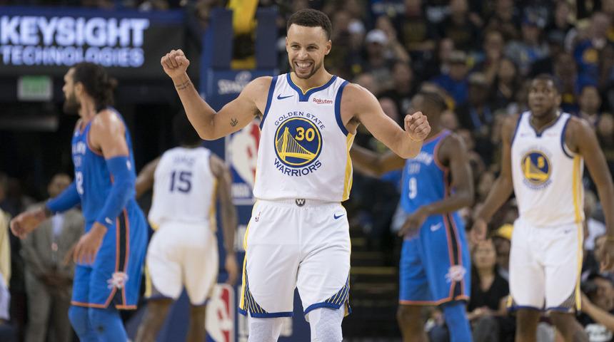 Golden State Warriors Oklahoma City'yi 108-100 yendi