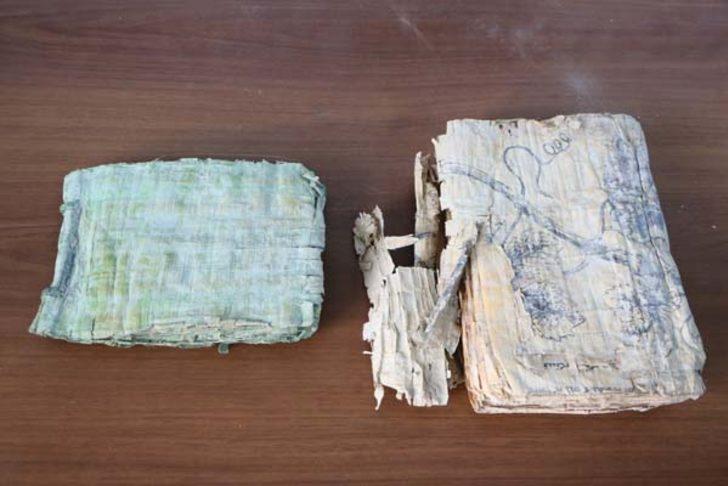 Jandarma İbranice el yazısı ile dini resim ve figürlerin yer aldığı kitap ele geçirdi G5