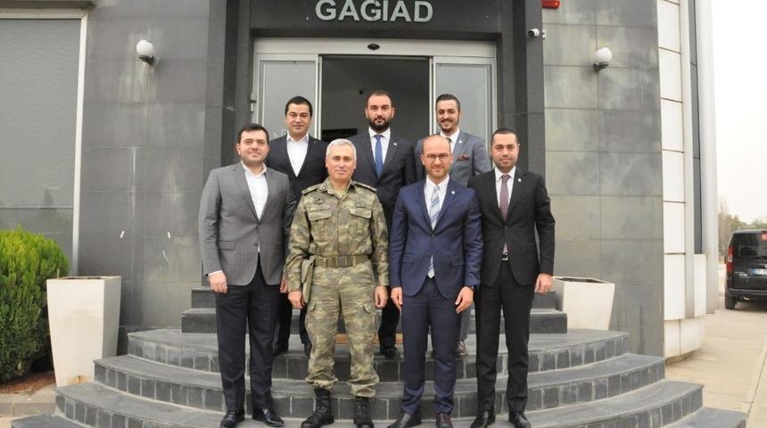 Tuğgeneral Atak&rsquo;tan GAGİAD Dernek merkezine ziyaret