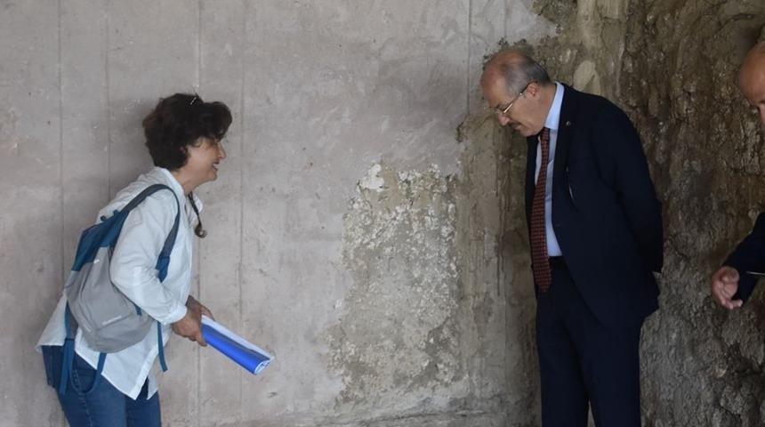 Zekai Kafaoğlu, Antandros kazılarını inceledi