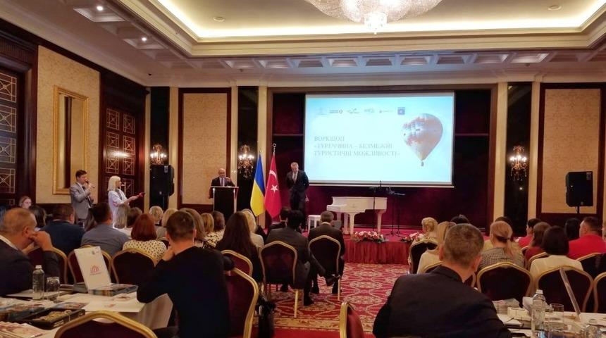 Kayseri ve Ukraynalı turizmciler Erciyes i&ccedil;in Kiev&rsquo;de buluştu