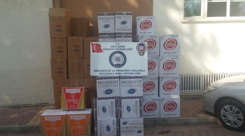 Depoda 810 bin adet g&uuml;mr&uuml;k ka&ccedil;ağı makaron ele ge&ccedil;irildi