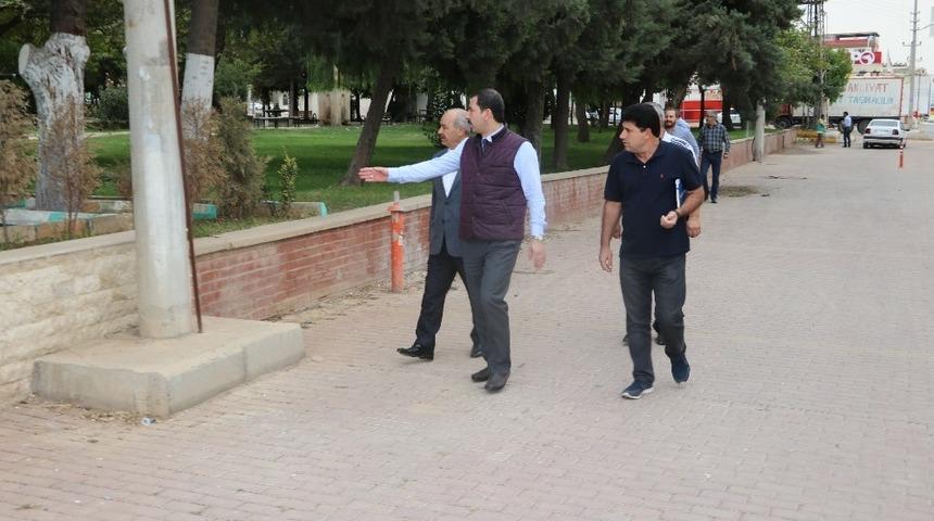 Baydilli il&ccedil;ede alan gezilerini s&uuml;rd&uuml;r&uuml;yor