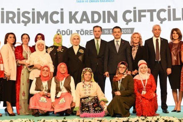 Girişimci Kadın Çiftçiler Ödül Töreni’nde Kayseri Birinci Oldu