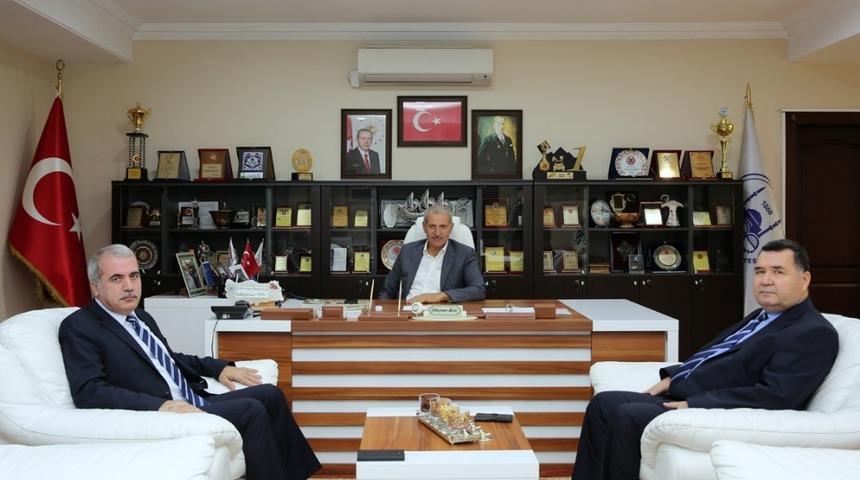 Vergi Dairesi Başkanı Çelik’ten, Başkan Dişli’ye ziyaret