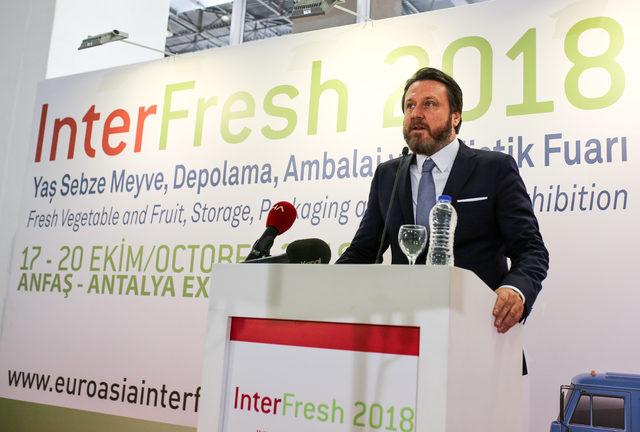 Türkiye'nin ihracat projesi INTERFRESH Fuarı başladı