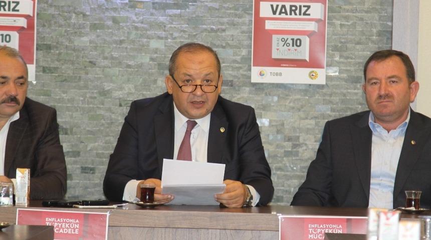 &Ccedil;ATSO ve &Ccedil;TB&rsquo;den "Enflasyona Topyekun M&uuml;cadele"ye destek