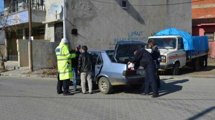 Edremit&rsquo;te polis kuş u&ccedil;urtmuyor