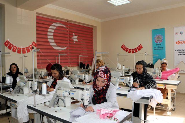 Şırnak'ta kadınlardan üretime katkı