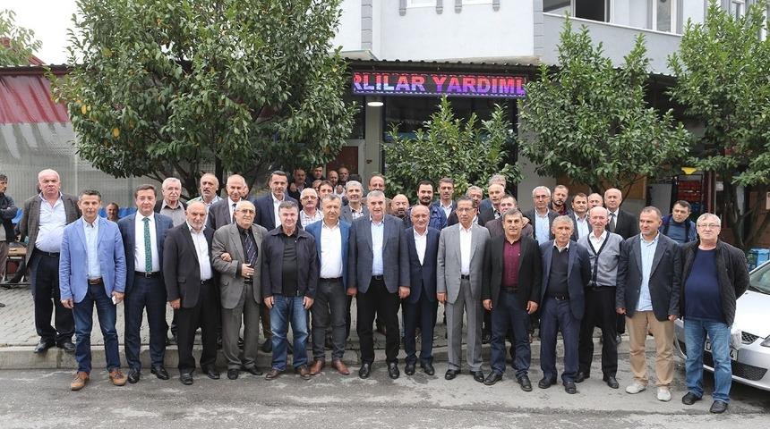 Karadenizlilerden Başkan To&ccedil;oğlu&rsquo;na hemşehrilik beratı